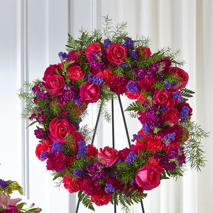 Calming Colors Wreath –  Secret Garden By Leo, Chicago IL