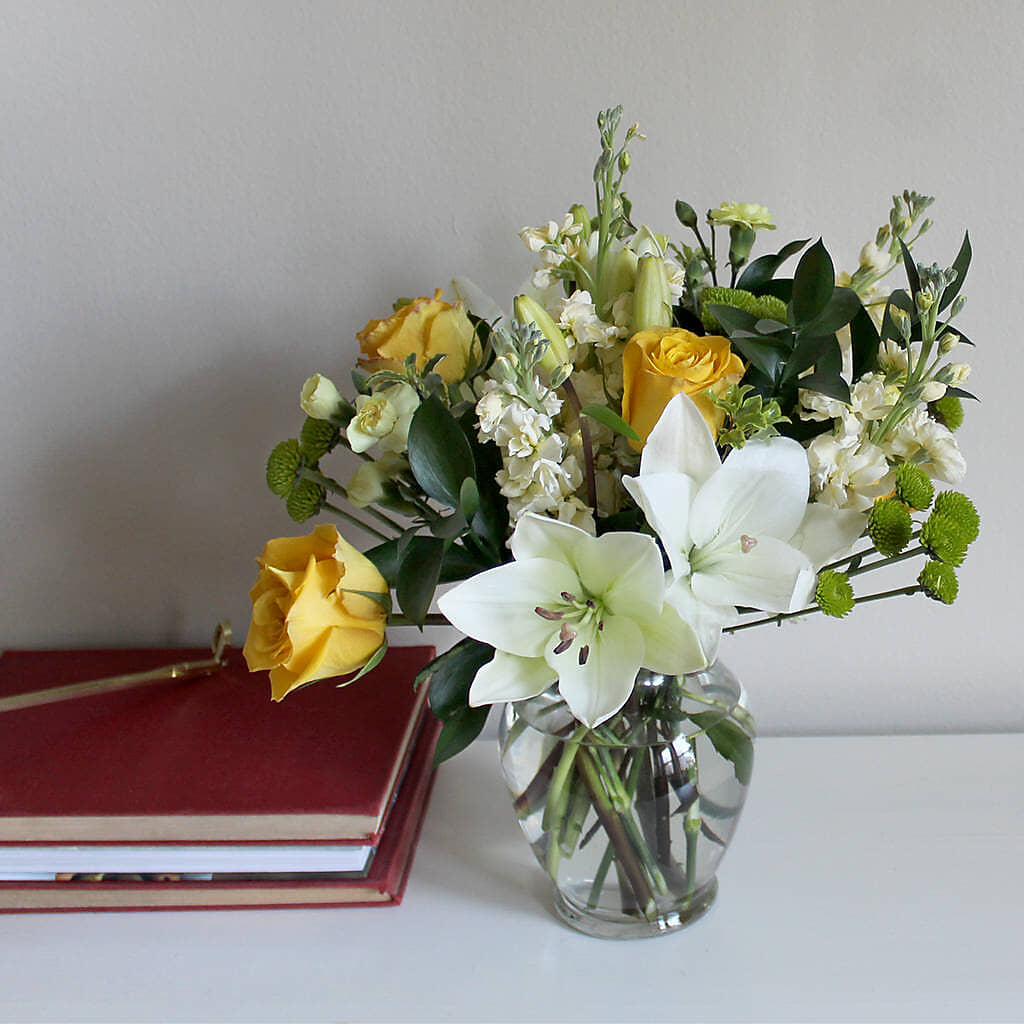 Hope & Serenity Bouquet –  Secret Garden By Leo, Chicago IL