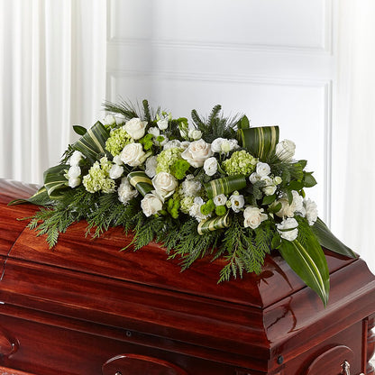 Hopeful Gesture Casket Spray –  Secret Garden By Leo, Chicago IL