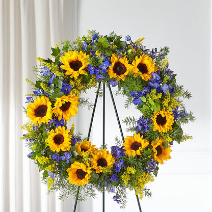 Bright Rays Wreath –  Secret Garden By Leo, Chicago IL