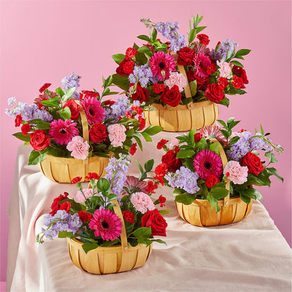 Pink Picnic Basket –  Secret Garden By Leo, Chicago IL