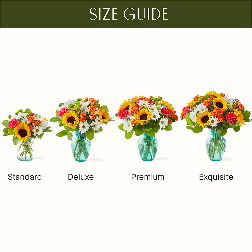 Sun-drenched Blooms Bouquet –  Secret Garden By Leo, Chicago IL