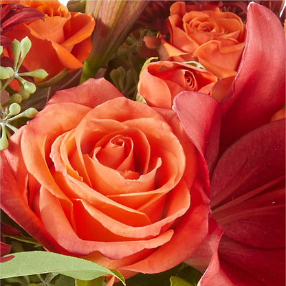 Crimson Leaves Bouquet –  Secret Garden By Leo, Chicago IL