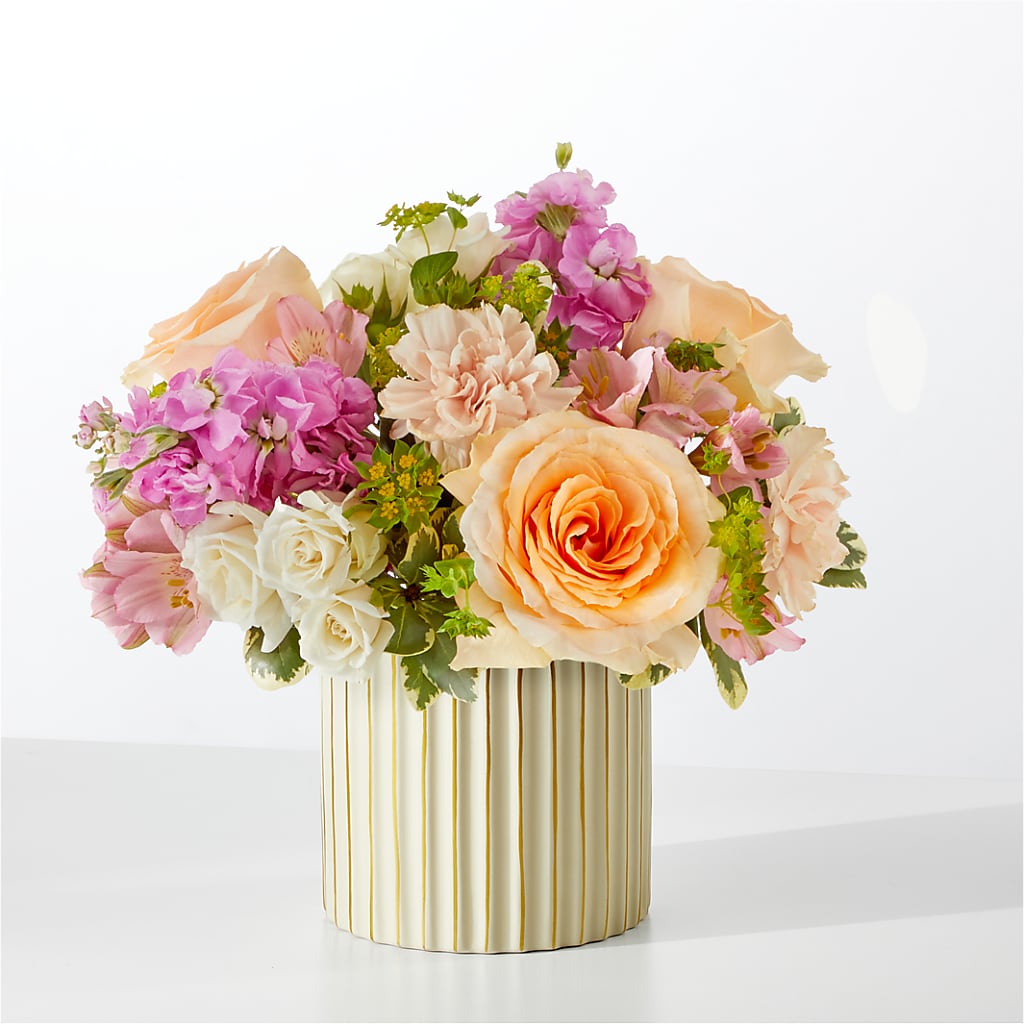 Paradise Bouquet with Ivory Vase –  Secret Garden By Leo, Chicago IL