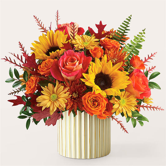 Fall Campfire Bouquet –  Secret Garden By Leo, Chicago IL