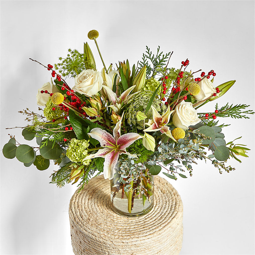 Berry & Bright Bouquet –  Secret Garden By Leo, Chicago IL