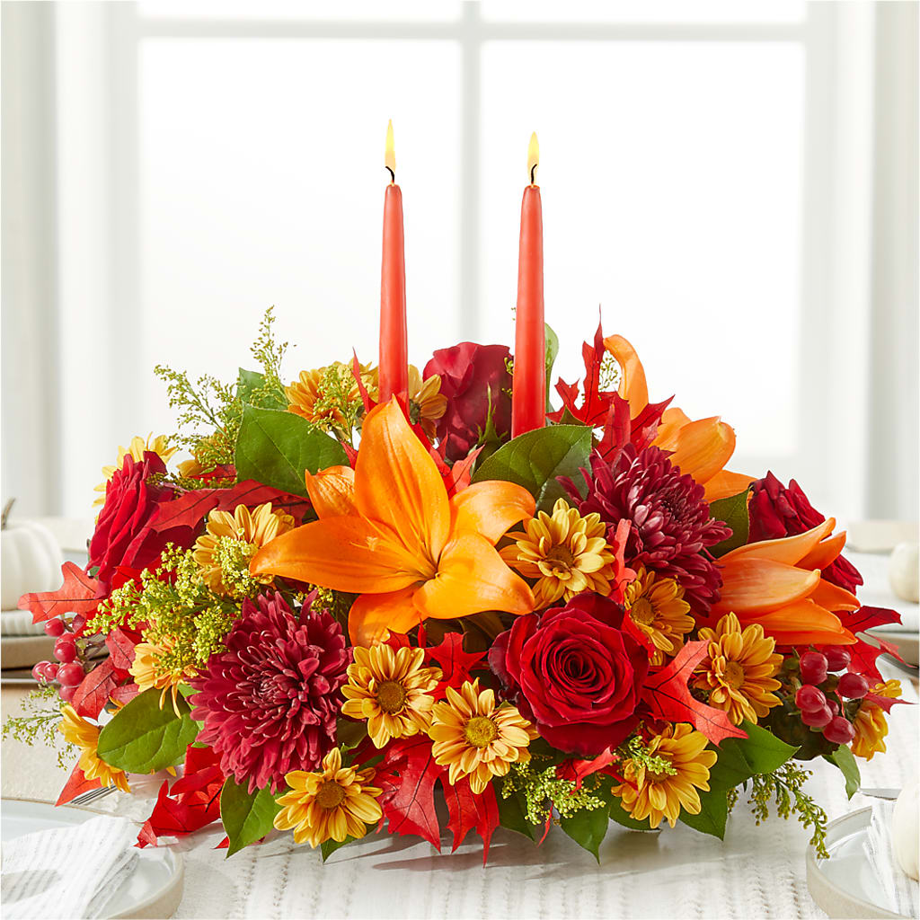 Autumn's Embrace Centerpiece –  Secret Garden By Leo, Chicago IL