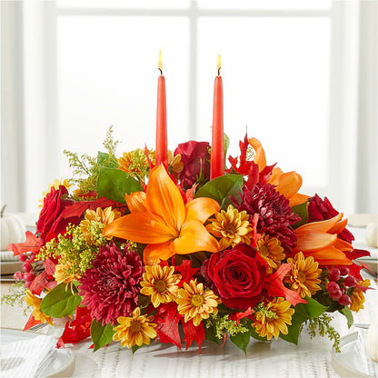 Autumn's Embrace Centerpiece –  Secret Garden By Leo, Chicago IL