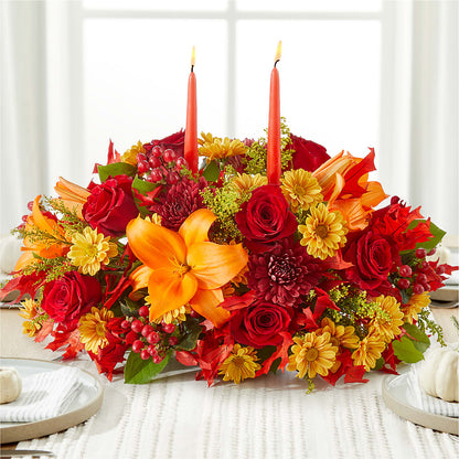 Autumn's Embrace Centerpiece –  Secret Garden By Leo, Chicago IL
