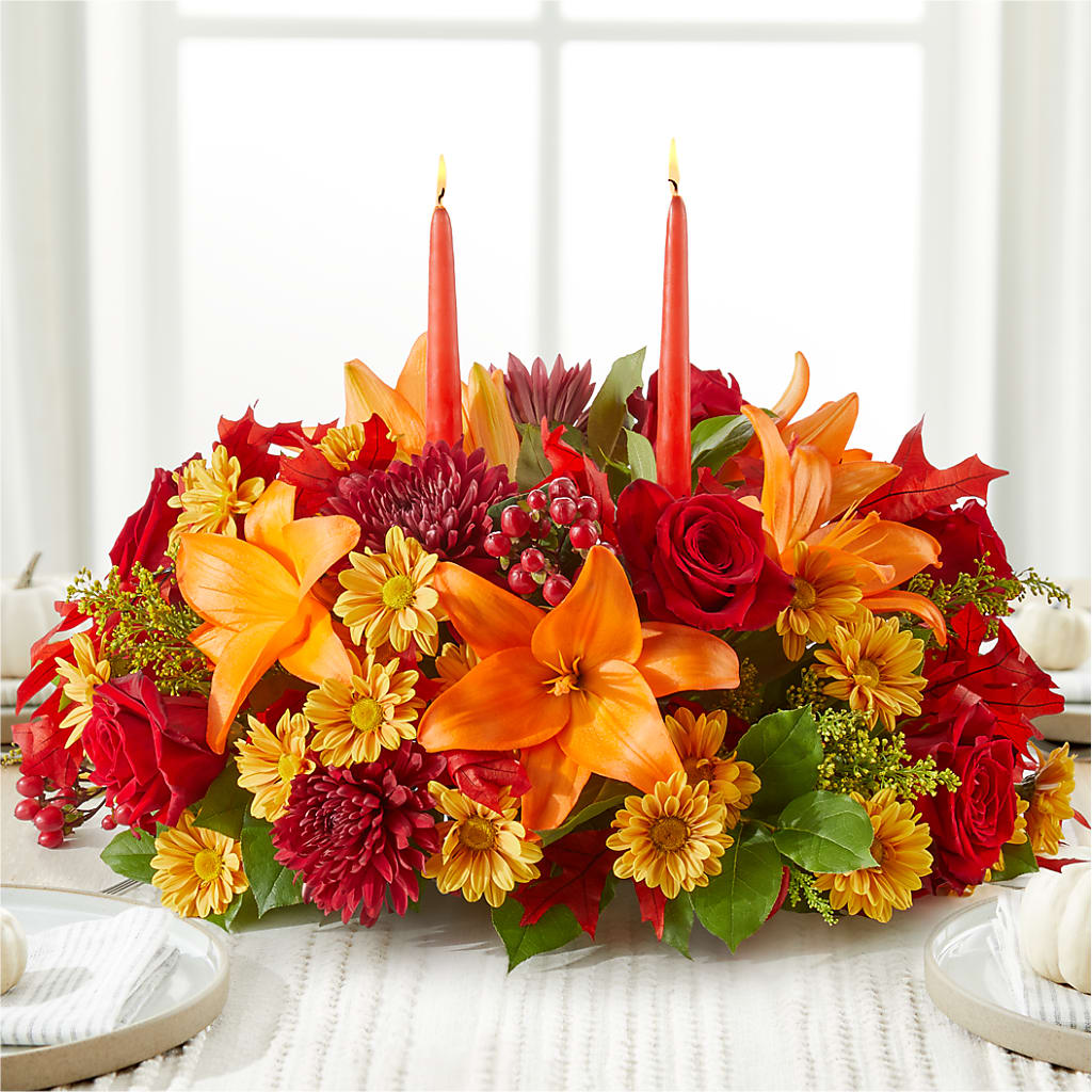 Autumn's Embrace Centerpiece –  Secret Garden By Leo, Chicago IL