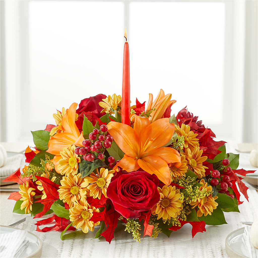 Autumn's Embrace Centerpiece –  Secret Garden By Leo, Chicago IL