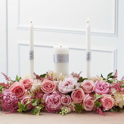 Worldwide Romance Unity Candle Arrangement –  Secret Garden By Leo, Chicago IL