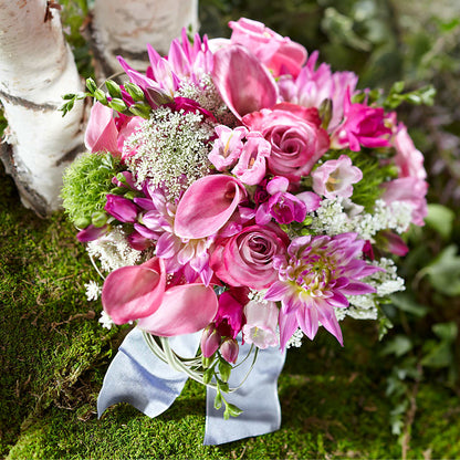 Pink Profusion Bouquet –  Secret Garden By Leo, Chicago IL