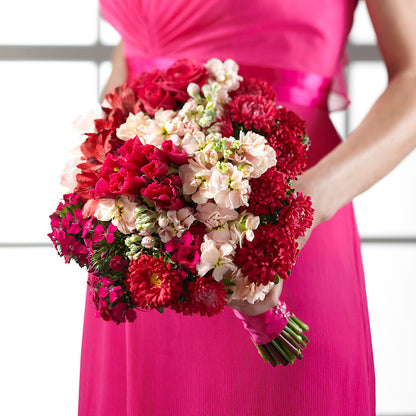 Pink Effervescence Bouquet –  Secret Garden By Leo, Chicago IL