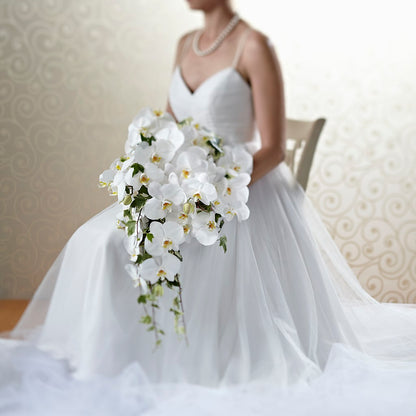 Classic White Bouquet –  Secret Garden By Leo, Chicago IL