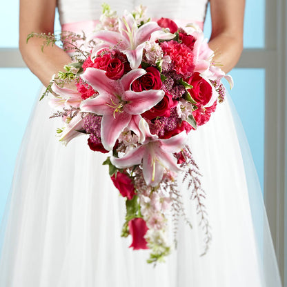 Lily & Rose Bouquet –  Secret Garden By Leo, Chicago IL