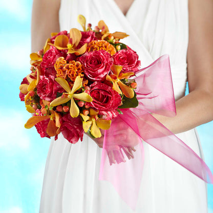 Brilliant Shades of Love Bouquet –  Secret Garden By Leo, Chicago IL