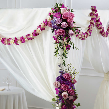 Color & Light Chuppah Decor –  Secret Garden By Leo, Chicago IL