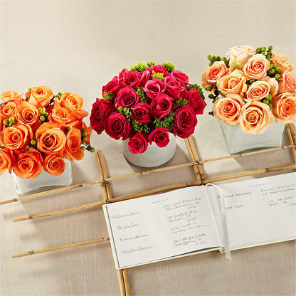 Dawn Rose Centerpiece –  Secret Garden By Leo, Chicago IL