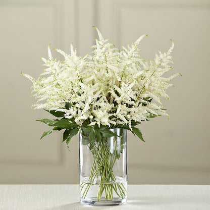 White Astilbe Bouquet –  Secret Garden By Leo, Chicago IL