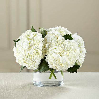 White Hydrangea Bouquet –  Secret Garden By Leo, Chicago IL